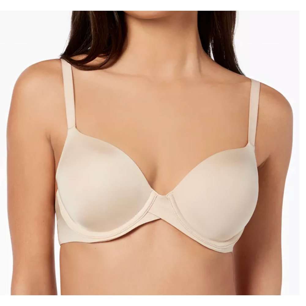 MAIDENFORM Underwire T-Shirt Bra | 34B, NUDE | Convertible Straps NWT DM7543